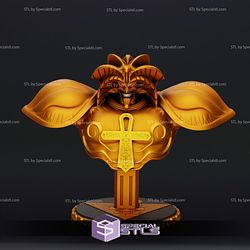 Exodia Bust STL Files from Yu Gi Oh 3D Printable