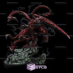 Carnage 3D Printing Figurine V4 Spider Man STL Files