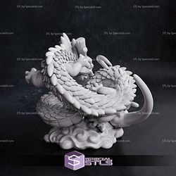 Chibi Shenron and Goku 3D Printing Figurine from Dragon Ball STL Files