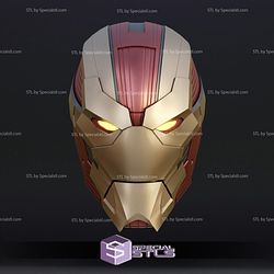 Cosplay STL Files Armored Titan Ironman Helmet Wearable 3D Print