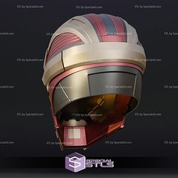 Cosplay STL Files Armored Titan Ironman Helmet Wearable 3D Print