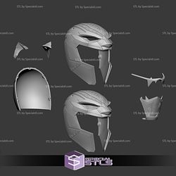 Cosplay STL Files Black Panther Ranger Helmet Wearable 3D Print