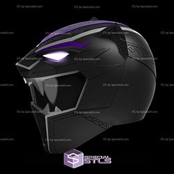 Cosplay STL Files Black Panther Ranger Helmet Wearable 3D Print