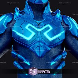 Cosplay STL Files Blue Beetle Suit Wearable 3D Print