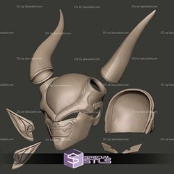 Cosplay STL Files Janemba Mask Wearable 3D Print