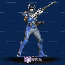 Cybercops Mercurio 3D Printing Figurine STL Files