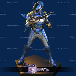 Cybercops Mercurio 3D Printing Figurine STL Files