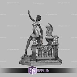 Elf Nun 3D Printing Figurine STL Files Fanart