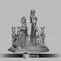 Elf Nun 3D Printing Figurine STL Files Fanart