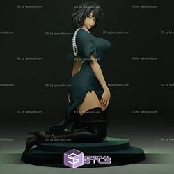 Fubuki Sitting Pose 3D Printing Figurine One Punch Man STL Files