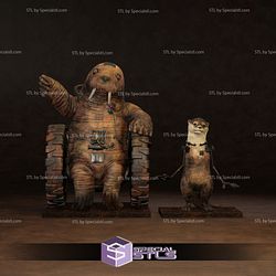 Lylla and Teefs 3D Printing Figurine Guardian of the galaxy STL Files