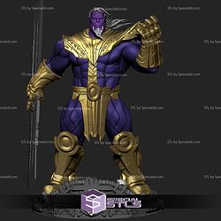 Old Thanos Standing 3D Printing Figurine STL Files