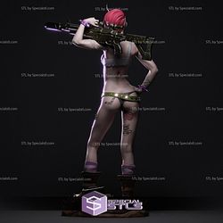 Tank Girl 3D Printing Figurine Fanart