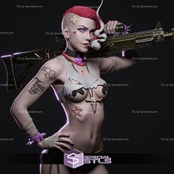 Tank Girl 3D Printing Figurine Fanart