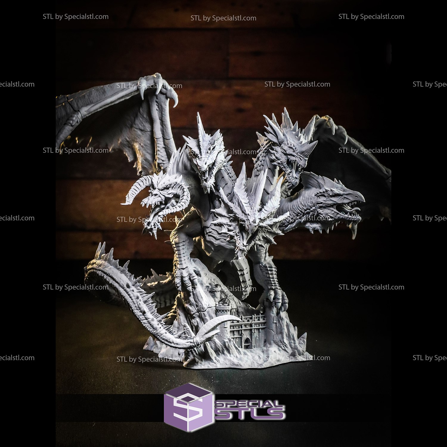 Forebyggelse fusion bunke Tiamat 3D Printing Figurine from Dungeons and Dragons | SpecialSTL