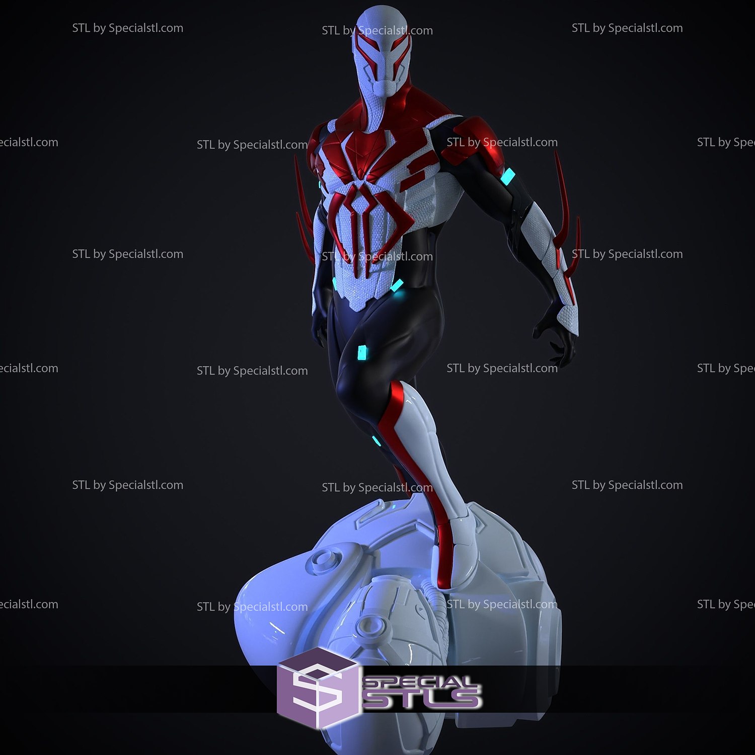 Spider-Man Game Suit 3D Printing Figurine | Assembly