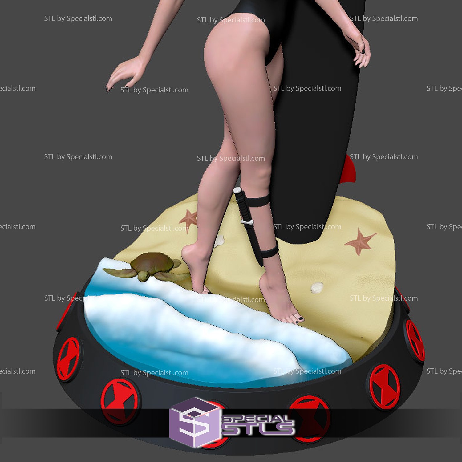 Black Widow Surfing Outfit from Marvel