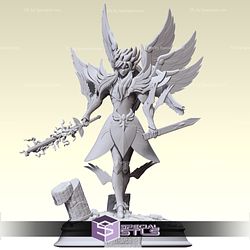 Hades 3D Model Standing from Saint Seiya