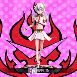 Nia Teppelin 3D Printing Figurine Tengen Toppa Gurren Lagann STL Files