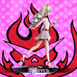 Nia Teppelin 3D Printing Figurine Tengen Toppa Gurren Lagann STL Files