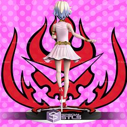 Nia Teppelin 3D Printing Figurine Tengen Toppa Gurren Lagann STL Files