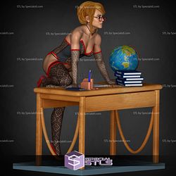 Nicole Kidman Hot Teacher NSFW Version STL Files 3D Printing Figurine