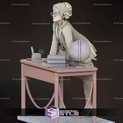 Nicole Kidman Hot Teacher STL Files 3D Printing Figurine