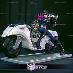Officer Vi 3D Printing Figurine League of Legends STL Files