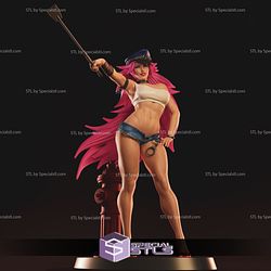 Poison STL Files Final Fight and Street Fighter 3D Printing Figurine