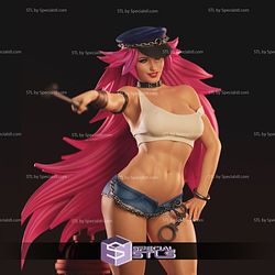 Poison STL Files Final Fight and Street Fighter 3D Printing Figurine