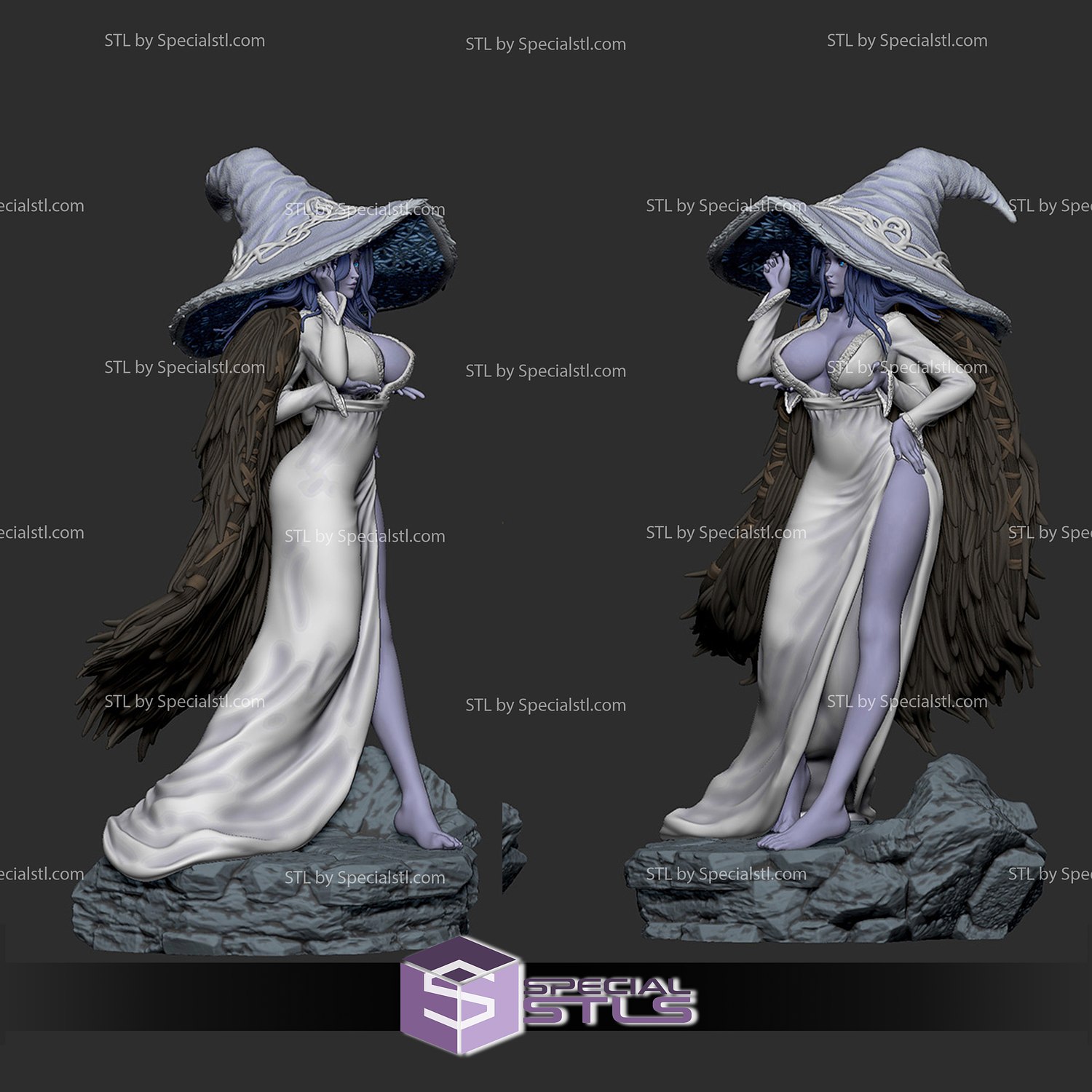 STL file Ranni the Witch - Elden Ring 🧙‍♀️・3D printing idea to  download・Cults