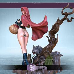 Red Riding Hood NSFW 3D Printing Figurine STL Files