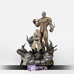 Reiner Armored Titan V3 3D Printing Figurine Attack On Titan STL Files