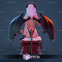 Sexy Mistress Succubus V3 3D Printing Figurine STL Files
