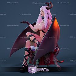 Sexy Mistress Succubus V3 3D Printing Figurine STL Files