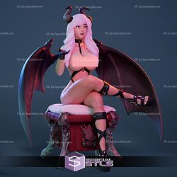 Sexy Mistress Succubus V3 3D Printing Figurine STL Files