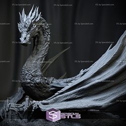 Smaug V2 STL Files The Lord of the Rings 3D Printing Figurine