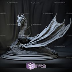Smaug V2 STL Files The Lord of the Rings 3D Printing Figurine