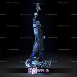Sub Zero Axe Version STL Files Mortal Kombat 3D Printing Figurine