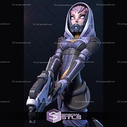 Tali Zorah V3 STL Files Mass Effect 3D Printing Figurine