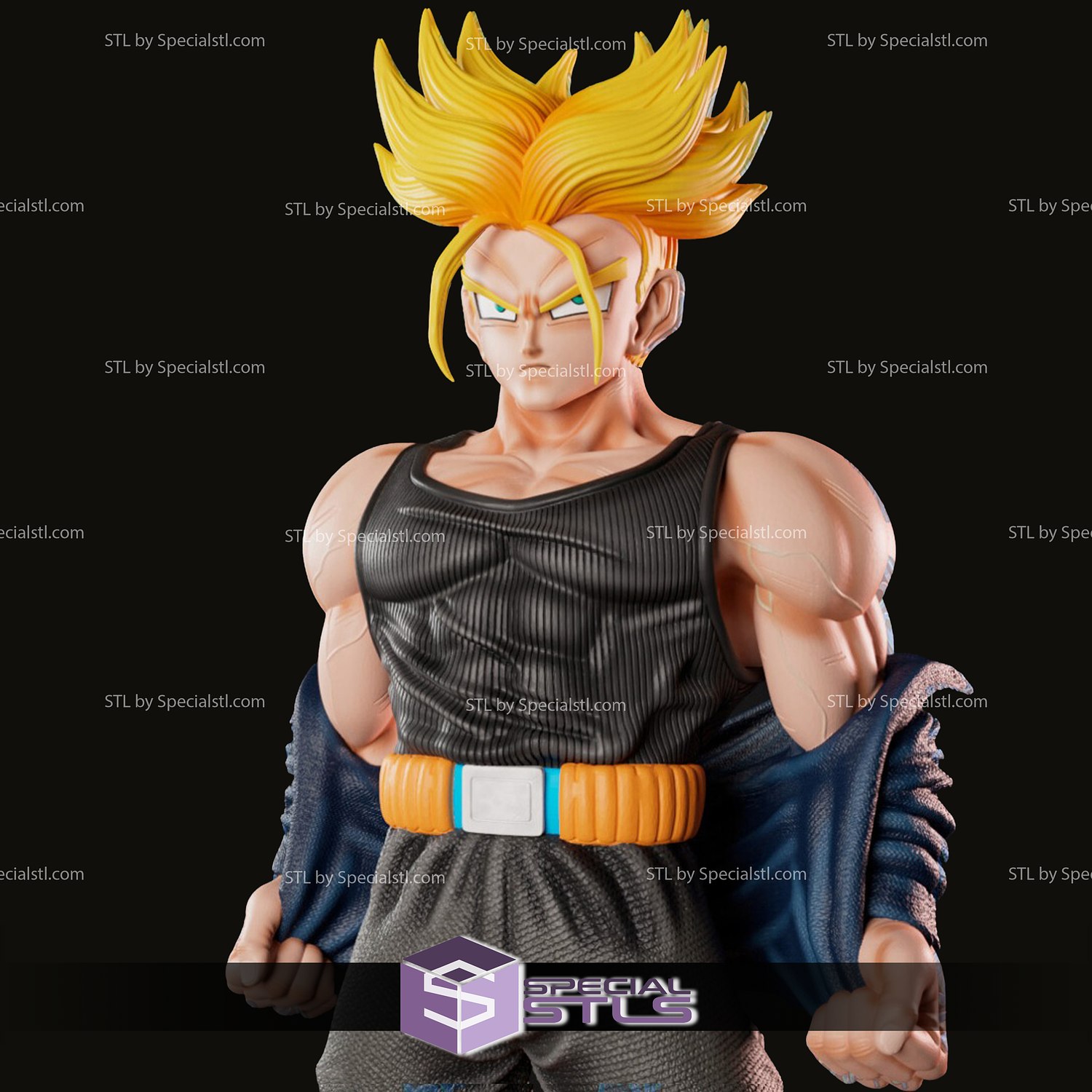 STL file TRUNKS OF THE FUTURE - DRAGON BALL Z・Design to download and 3D  print・Cults