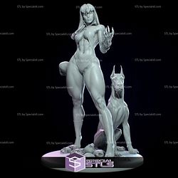 Vampirella with NSFW 3D Printing Figurine STL Files