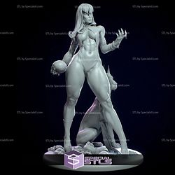 Vampirella with NSFW 3D Printing Figurine STL Files