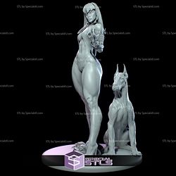 Vampirella with NSFW 3D Printing Figurine STL Files