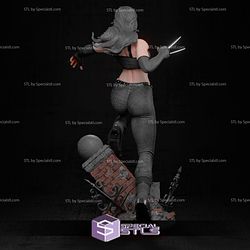 X23 Action Pose V4 STL Files X-Men 3D Printing Figurine