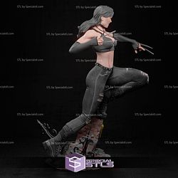 X23 Action Pose V4 STL Files X-Men 3D Printing Figurine