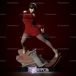 Yor Forger Action Pose V5 2 Verion 3D Printing Figurine Spy X Family STL Files