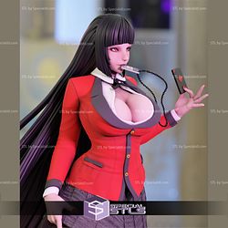 Yumeko Jabami 3D Printing Figurine Kakegurui STL Files