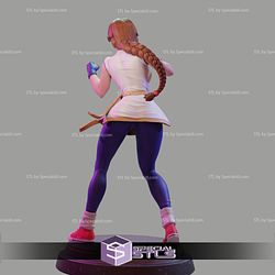 Yuri Sakazaki STL Files The King of Fighters 3D Printing Figurine
