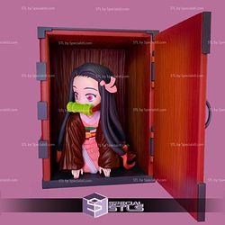 Baby Nezuko in box 3D Printing Figurine Demon Slayer STL Files